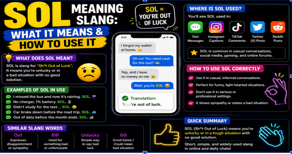 SOL meaning Slang