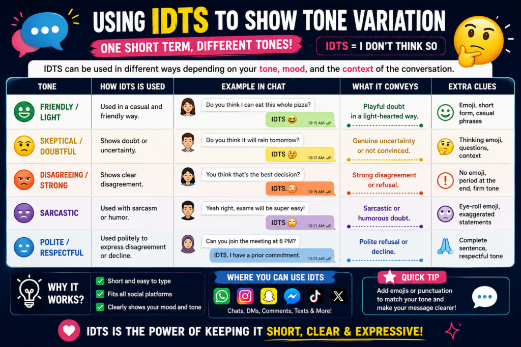 What Does IDTS Mean