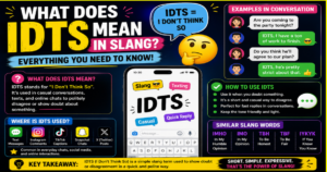 What Does IDTS Mean