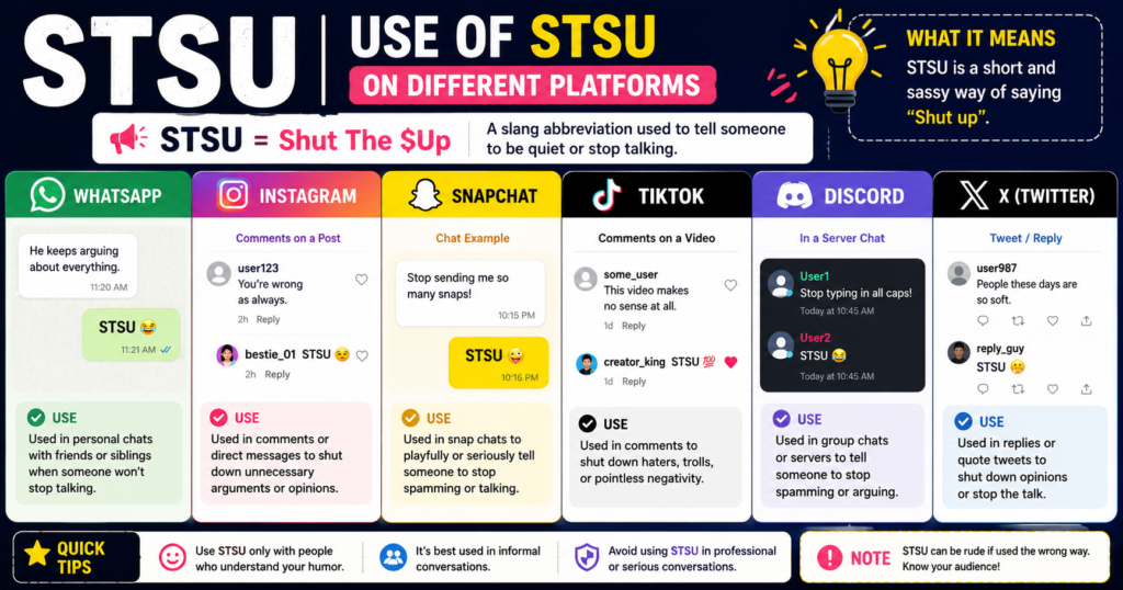 STSU meaning slang