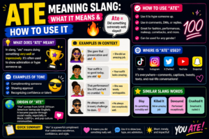 Ate meaning slang