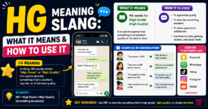 HG Meaning Slang
