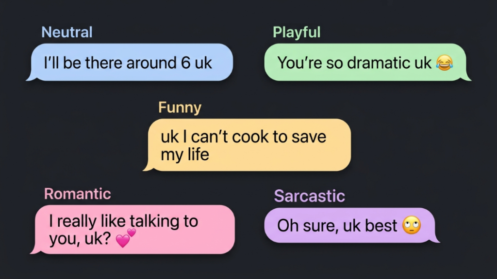UK meaning in chat