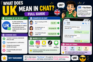 UK meaning in chat