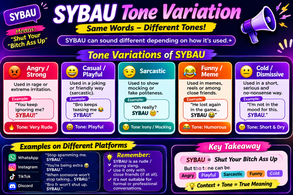 SYBAU Meaning