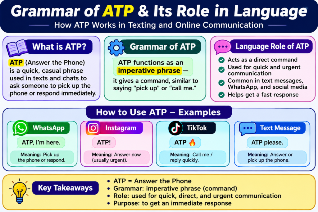 ATP meaning in text