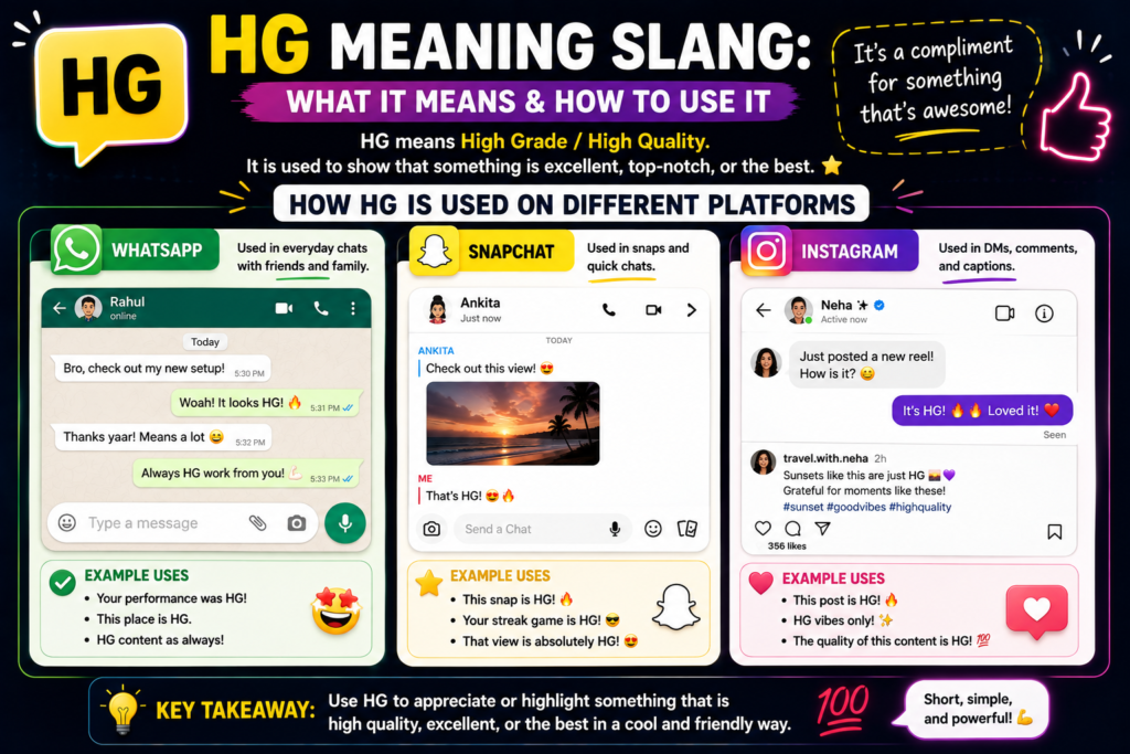 hg meaning slang