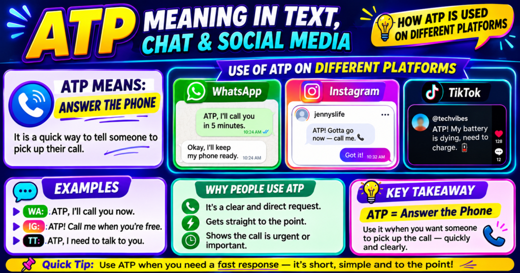 ATP meaning in text