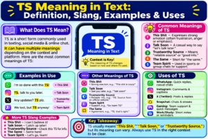 TS Meaning in Text