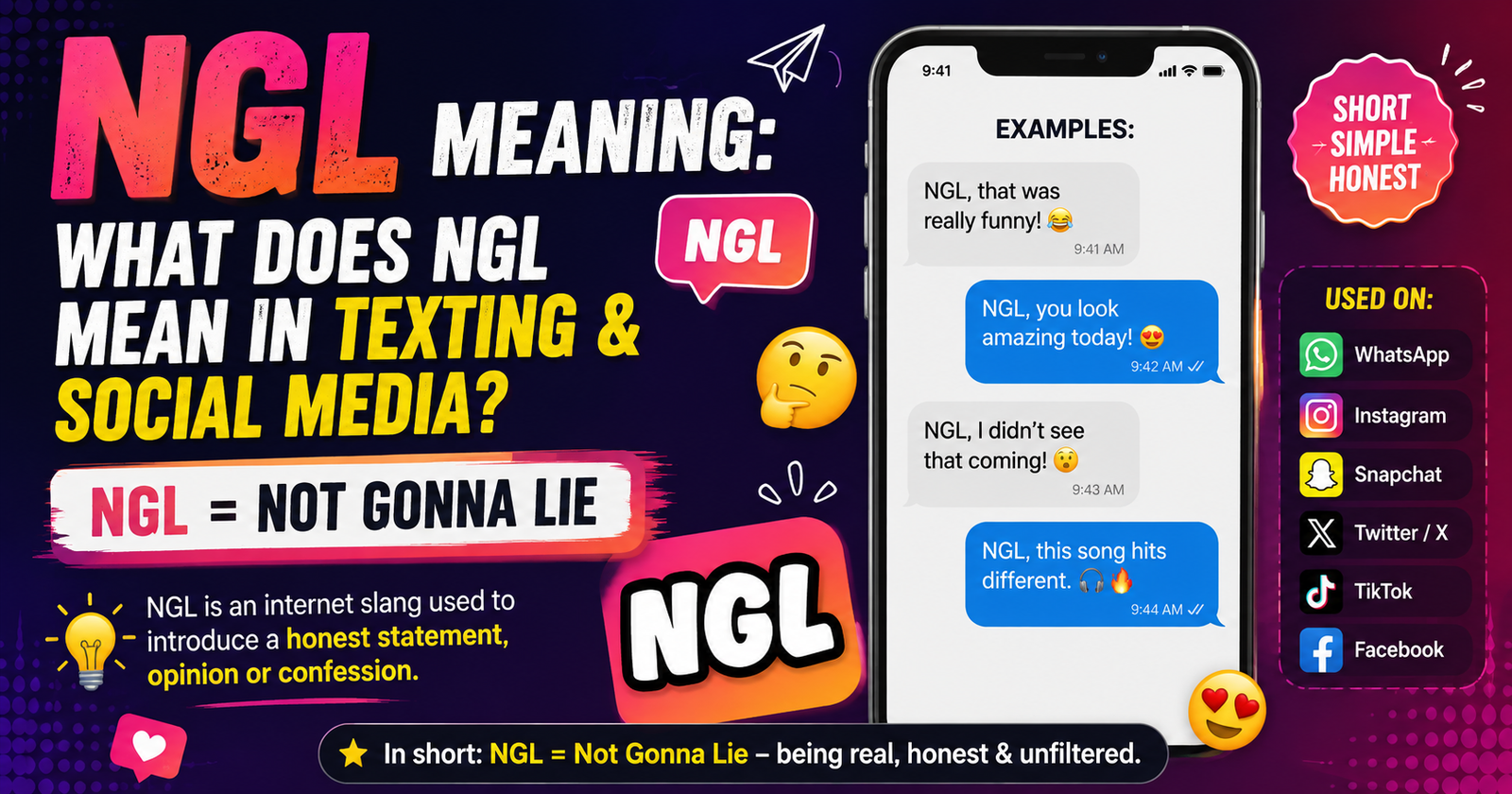 NGL meaning