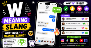 W meaning slang