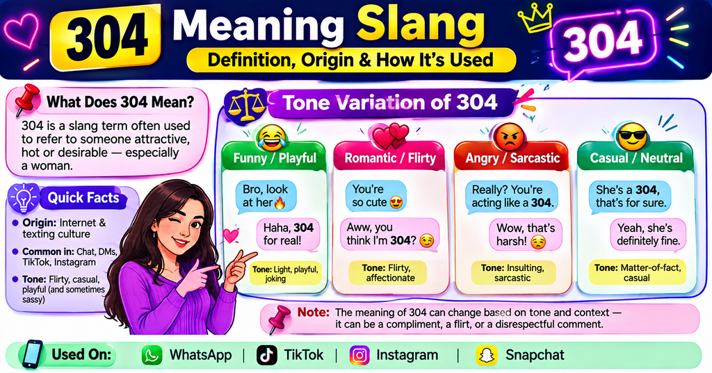 304 meaning slang