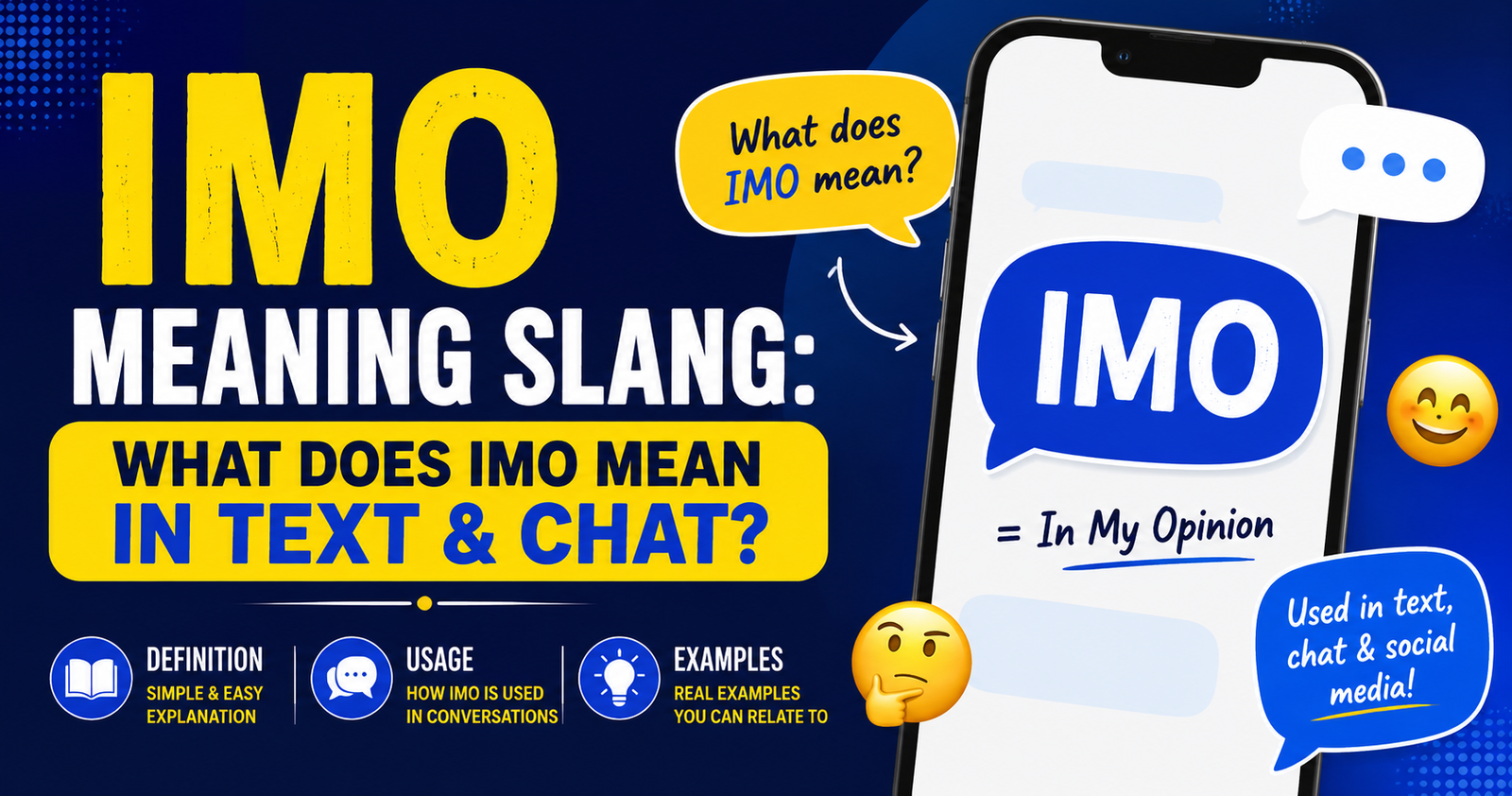 IMO Meaning Slang