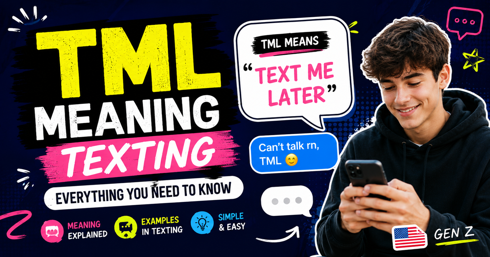 TML meaning texting