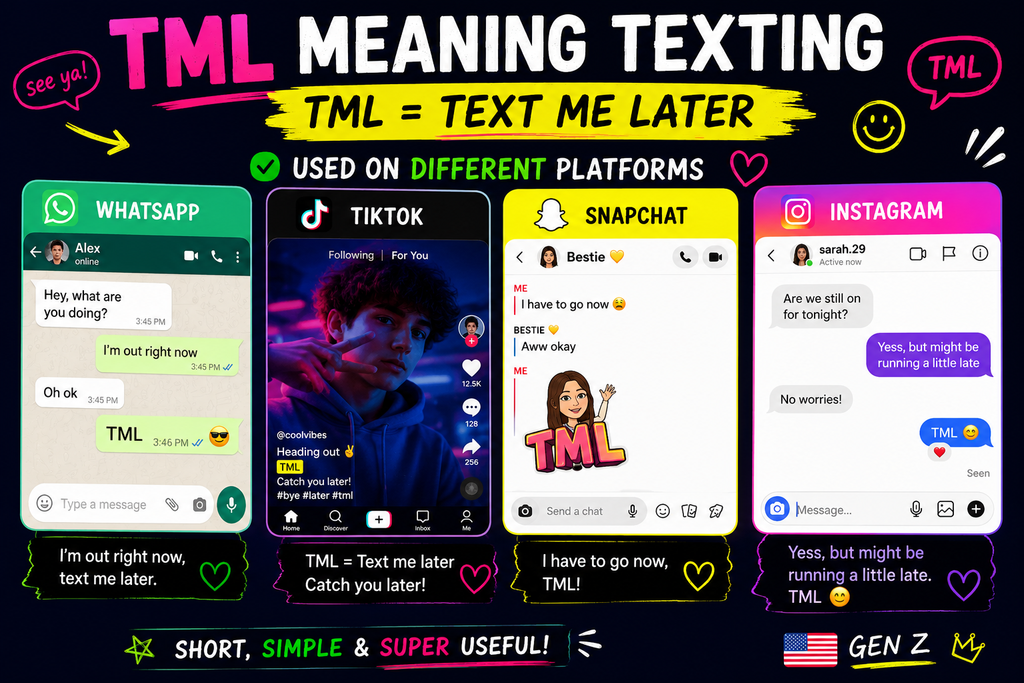 TML meaning texting