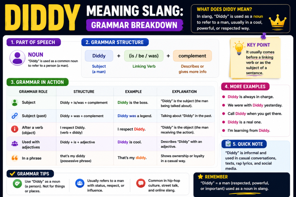 diddy meaning slang