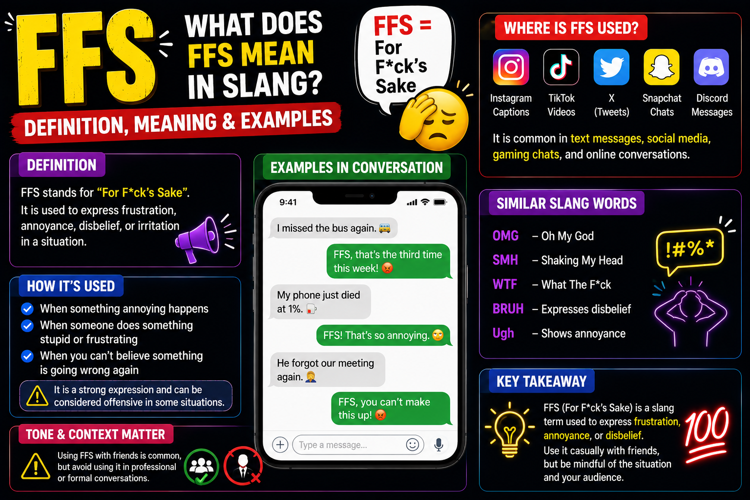 what does ffs mean in slang