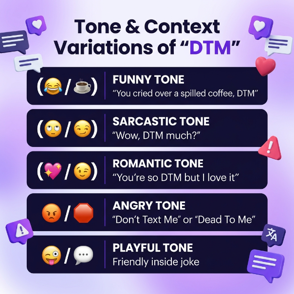 what does dtm mean in slang