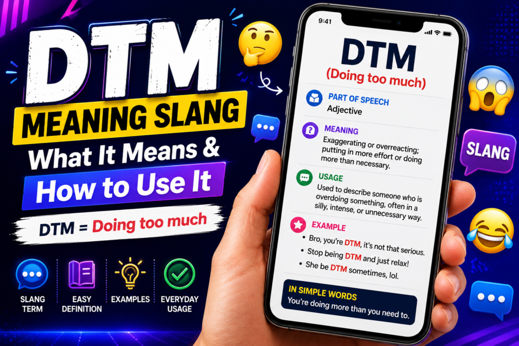 what does dtm mean in slang