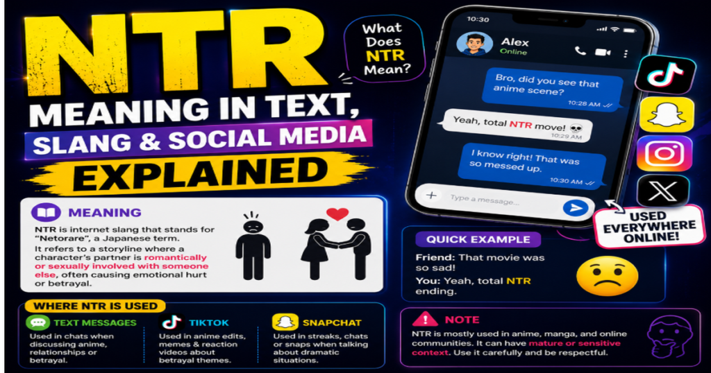 ntr meaning in text
