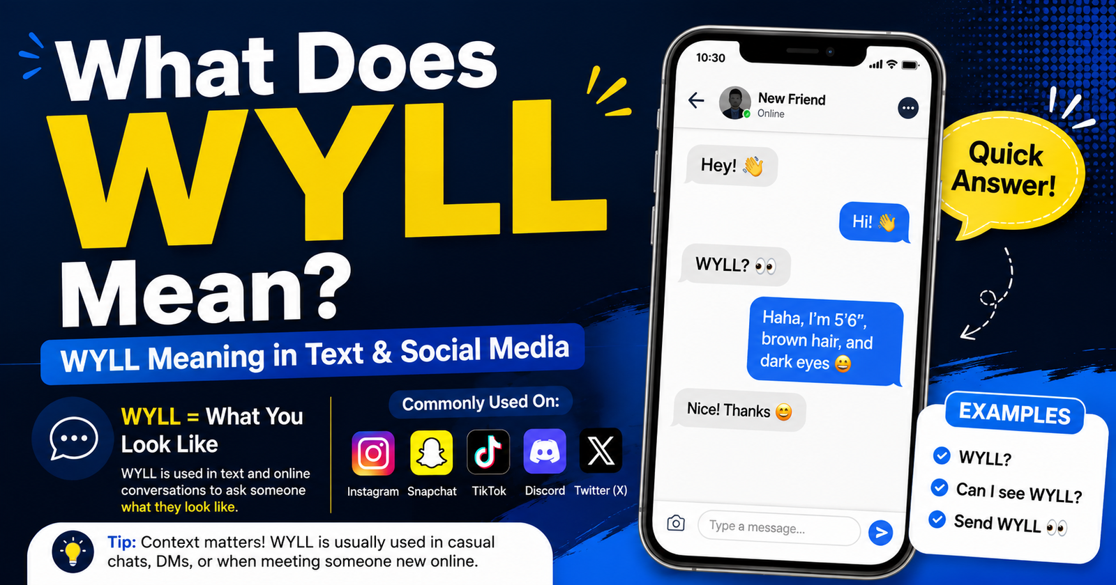 WYLL meaning