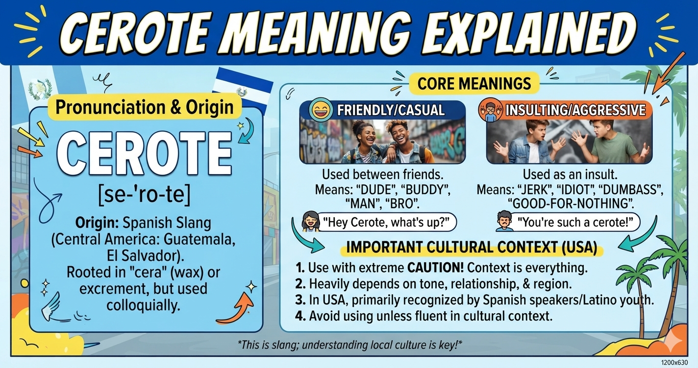 Cerote Meaning