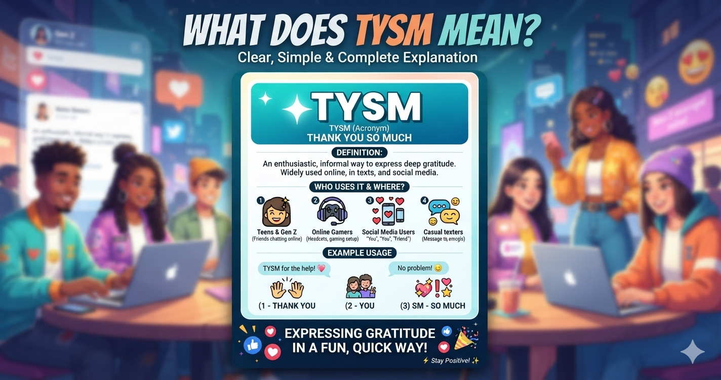 TYSM Meaning