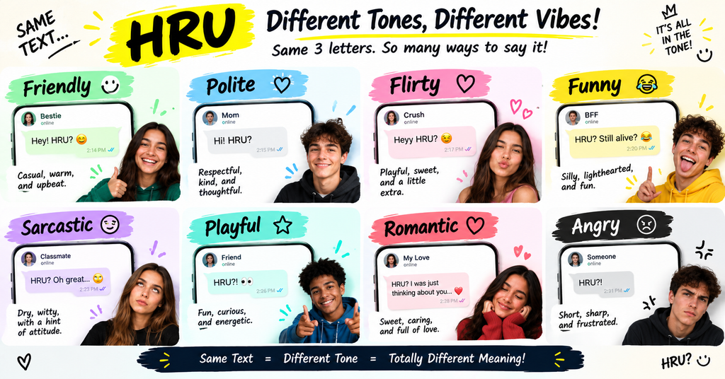 What Does HRU Mean in Text