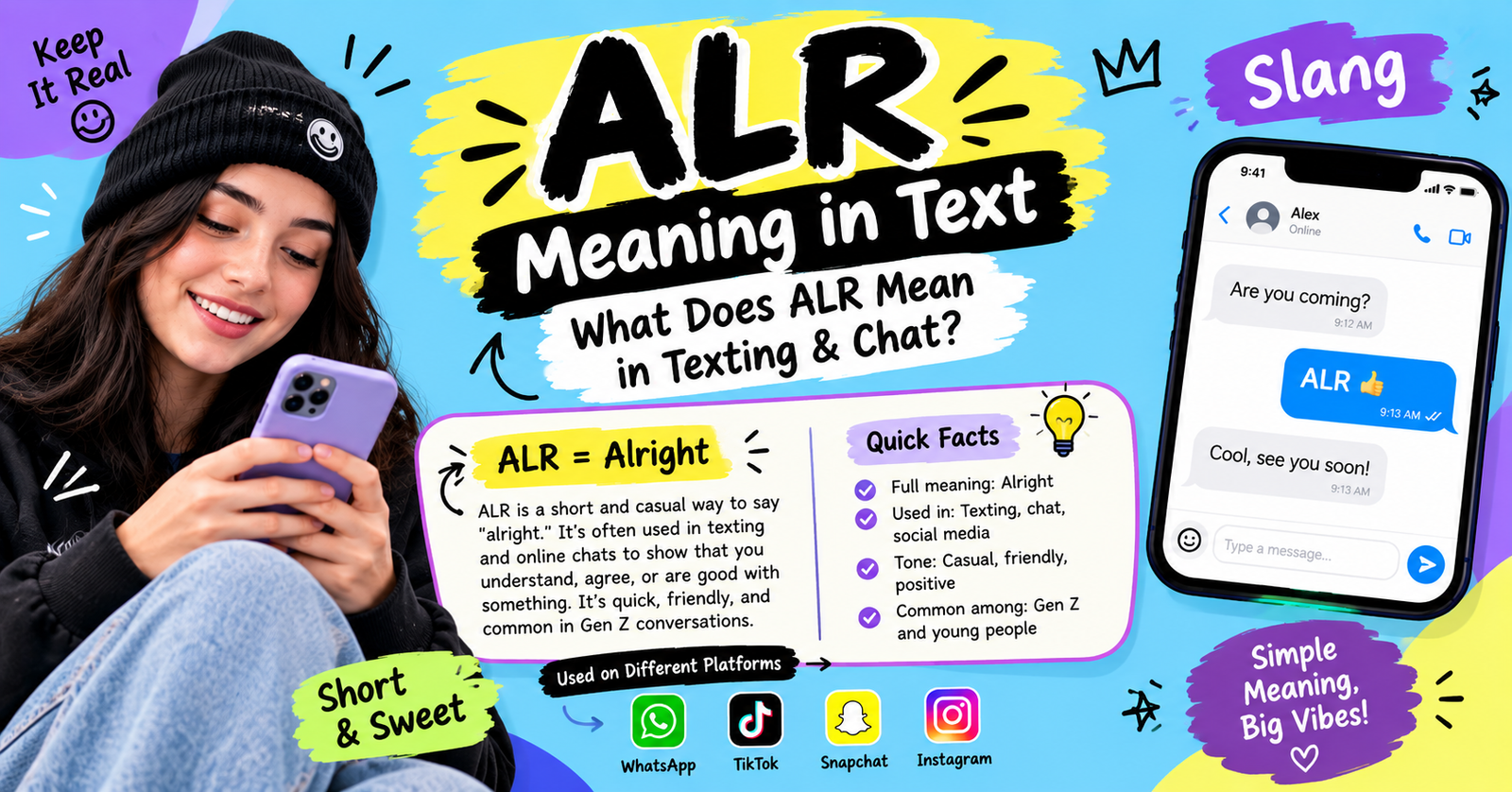 ALR Meaning in Text