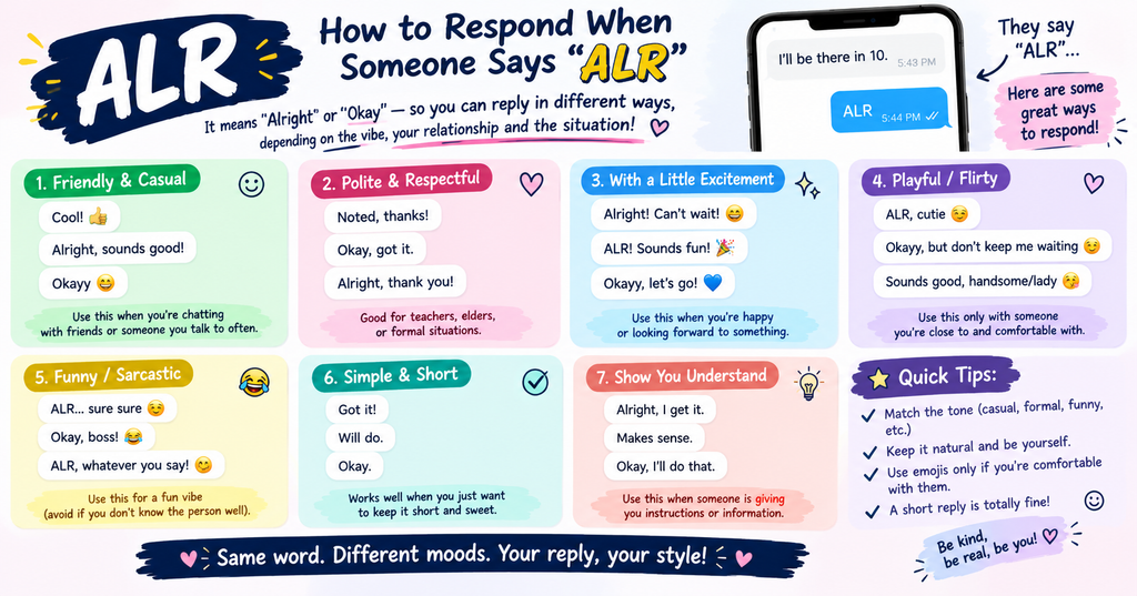 ALR Meaning in Text