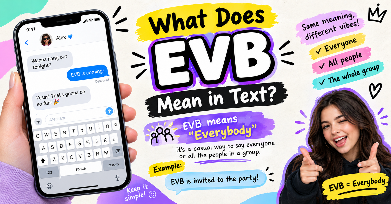 What Does EVB Mean in Text