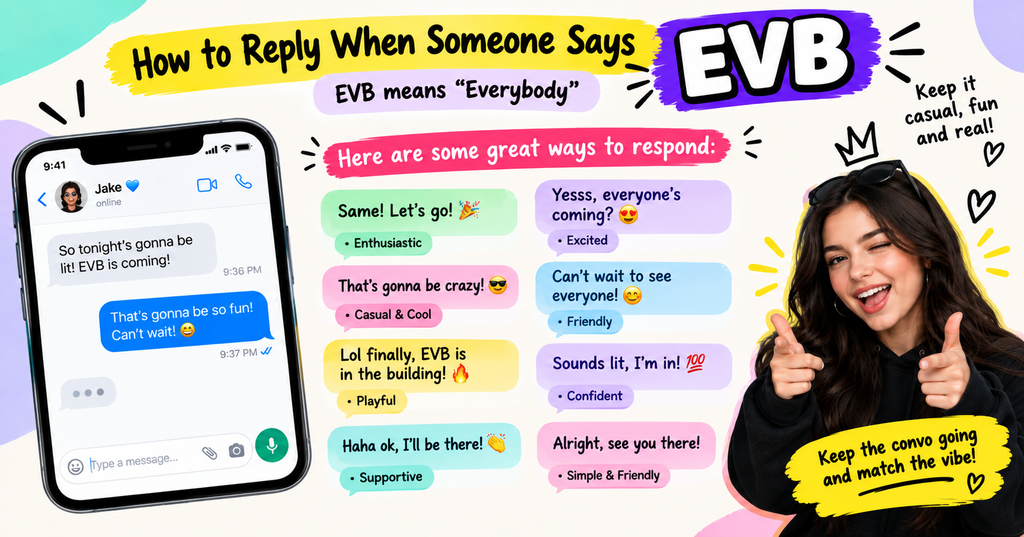 What Does EVB Mean in Text