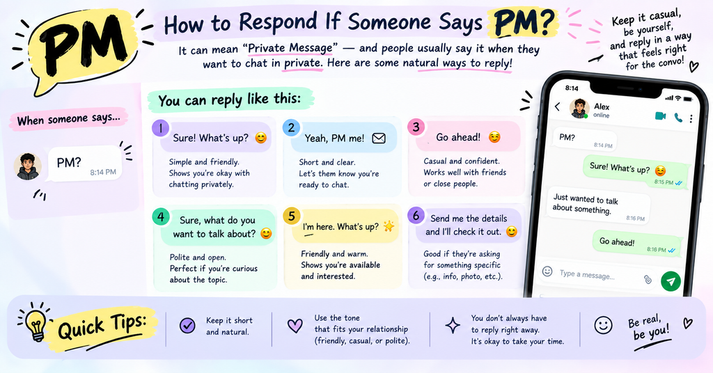 What Does PM Mean in Text