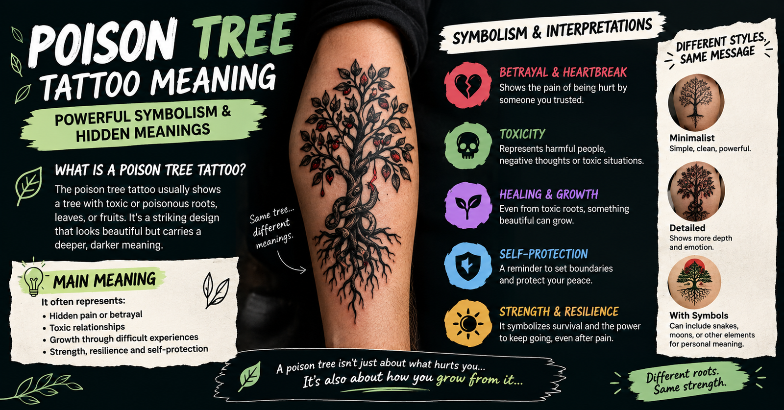 Poison Tree Tattoo Meaning