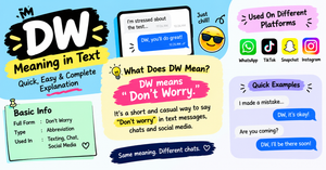 DW Meaning in Text