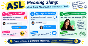 ASL Meaning Slang