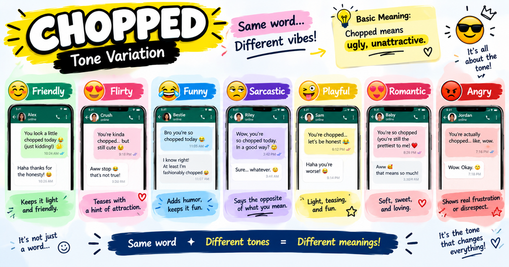Chopped Meaning Slang