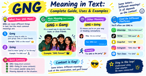 GNG Meaning in Text