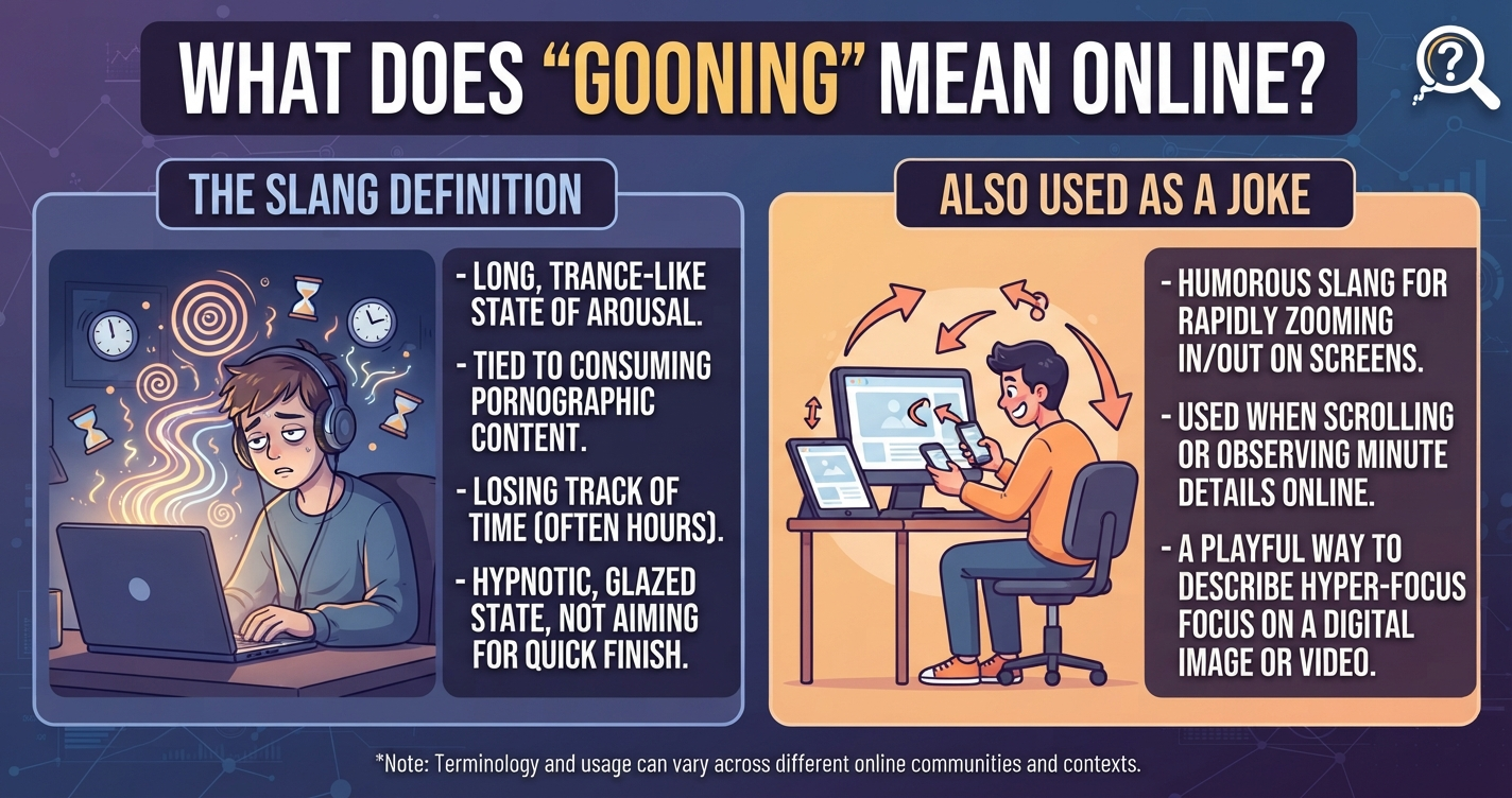 Gooning Meaning Slang